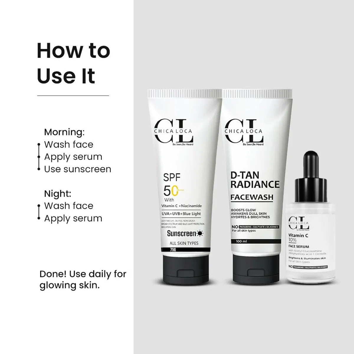 Daily Radiance Glow Complete Skincare Kit