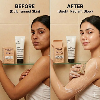 D-Tan Radiance Facewash & D-Tan Soap