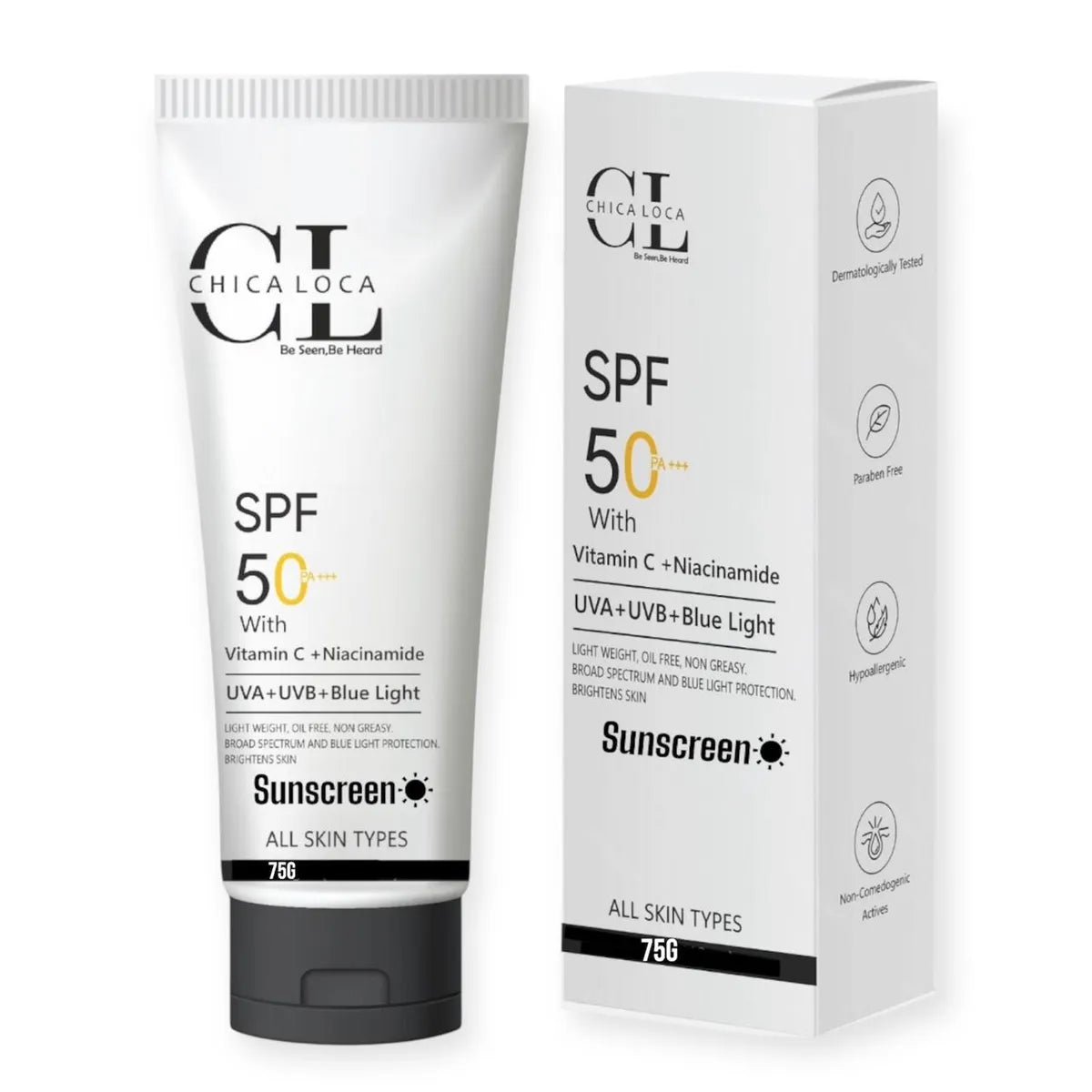 SUNCREEN SPF 50 PA+++ WITH Vitamin C + Niacinamide