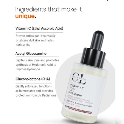 Vitamin C 10 Face Serum For All Skin Types (30 ML)