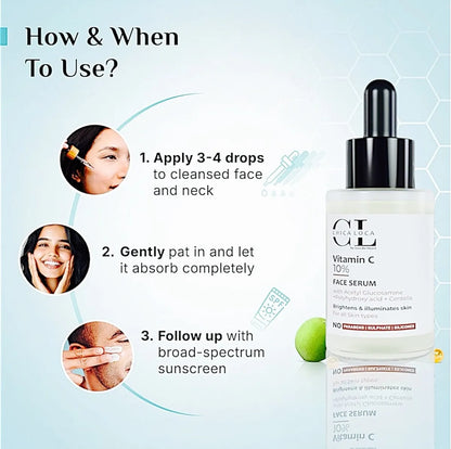 Vitamin C 10 Face Serum For All Skin Types (30 ML)
