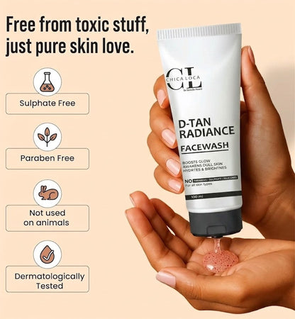 D-tan face wash (pack of 2)