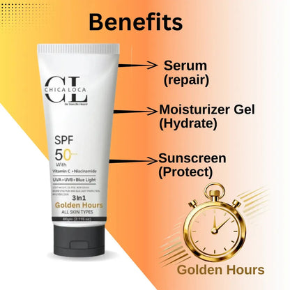 Golden Hours 3-in-1: Serum • Moisturizer • Sunscreen